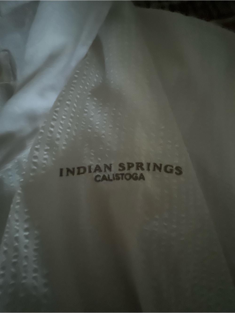 cool white hotel robe unisex
